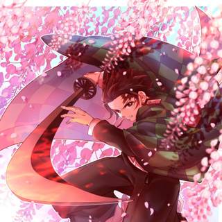 Pink demon wallpaper