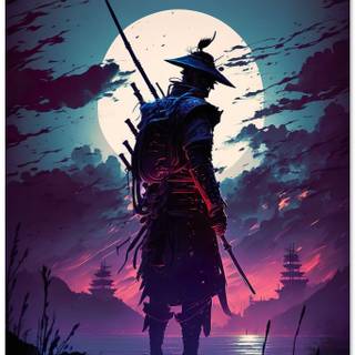 Samurai 4k iPhone wallpaper