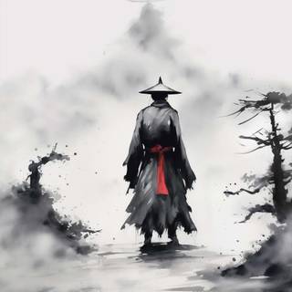 Samurai 4k iPhone wallpaper