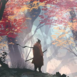 Samurai 4k iPhone wallpaper