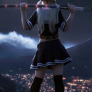 Samurai 4k iPhone wallpaper