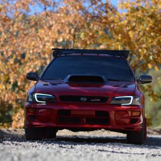 Subaru fall iPhone wallpaper