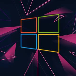 4k Windows logo wallpaper