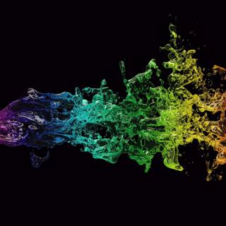 Color splash wallpaper