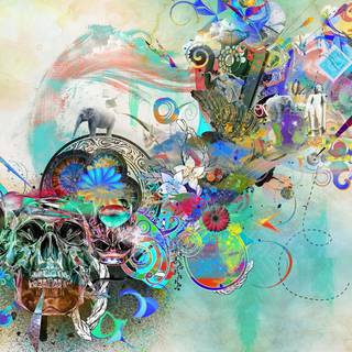 Abstract drawing wallpaper