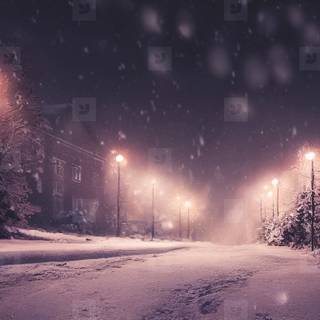 Digital art winter wallpaper