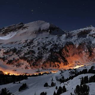 1920x1080 winter night wallpaper