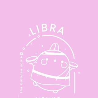 Libra pink wallpaper