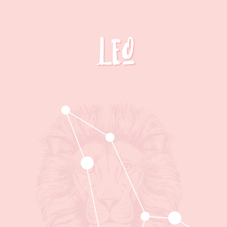 Leo pink wallpaper