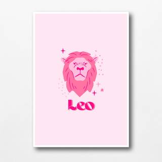 Leo pink wallpaper
