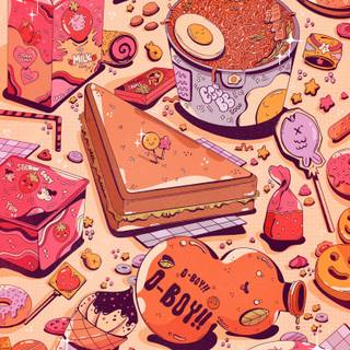 Lunch time wallpaper