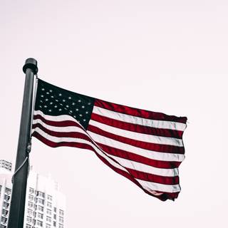 United States flag 4k wallpaper