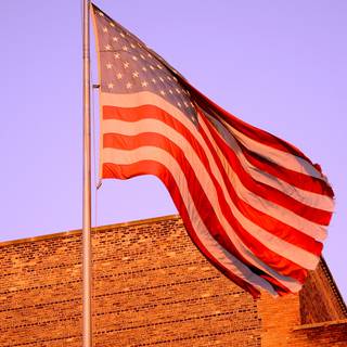 United States flag 4k wallpaper