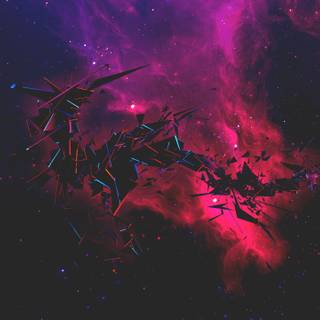 Abstract space 4k wallpaper