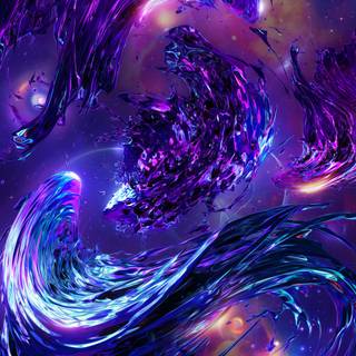 Abstract space 4k wallpaper