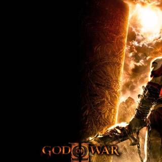 God of War logo 4k wallpaper