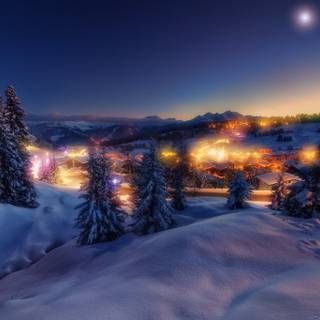 HD full screen winter wallpaper