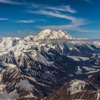 Panoramic winter wallpaper