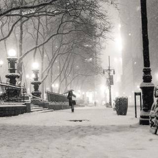 Panoramic winter wallpaper