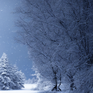 Winter snow iPhone wallpaper