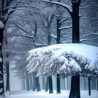 Winter snow iPhone wallpaper