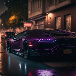 4k purple cars wallpaper