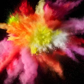 Color burst 4k wallpaper