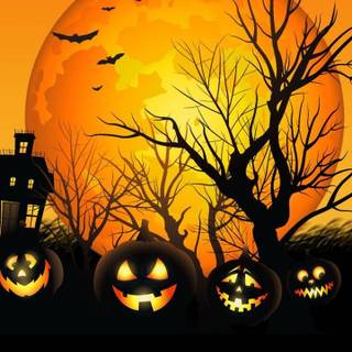 Happy Halloween portrait wallpaper