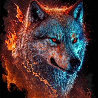 Wolf 4k iPhone wallpaper