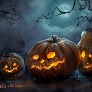 Happy Halloween portrait wallpaper
