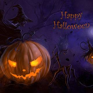 Happy Halloween portrait wallpaper