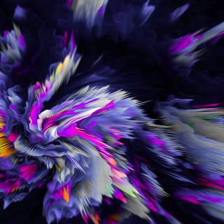 Color burst 4k wallpaper