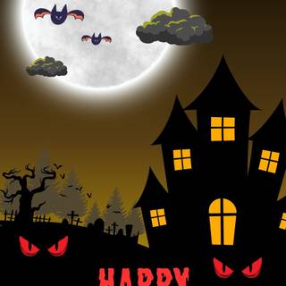 Happy Halloween portrait wallpaper