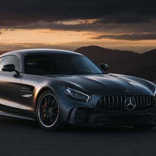 Mercedes logo 4k wallpaper