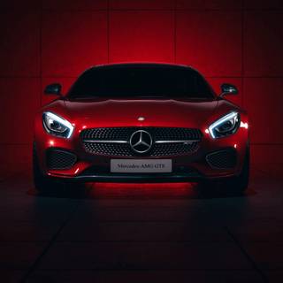 Mercedes red wallpaper