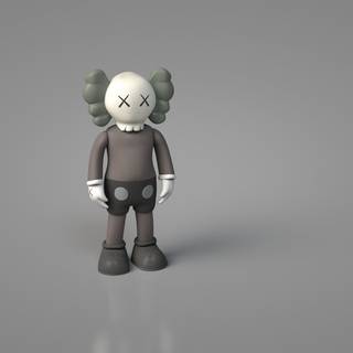 White Kaws desktop wallpaper