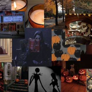 Halloween vibes laptop wallpaper