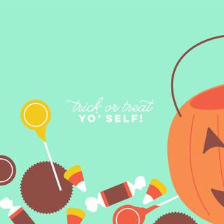 Halloween vibes laptop wallpaper