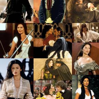 The Mask of Zorro Elena Catherine Zeta-Jones wallpaper