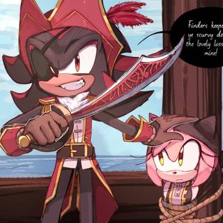 Amy x Shadow wallpaper