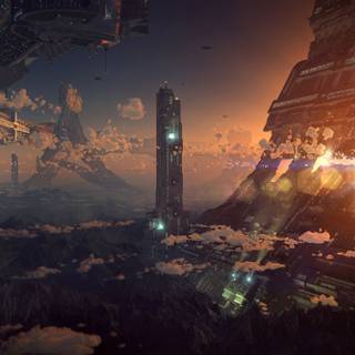 4k science fiction wallpaper