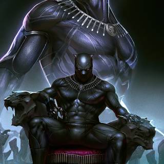 iPhone Black Panther 4k wallpaper