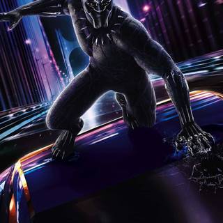 iPhone Black Panther 4k wallpaper