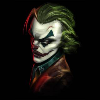 Joker cartoon 4k wallpaper