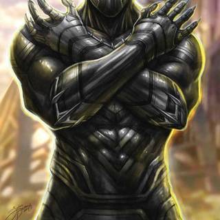 Black Panther phone HD 4k wallpaper