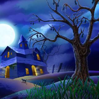 Spooky Halloween PC wallpaper