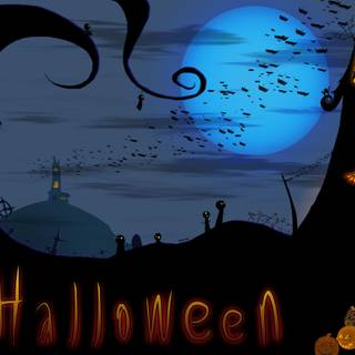 Spooky Halloween PC wallpaper