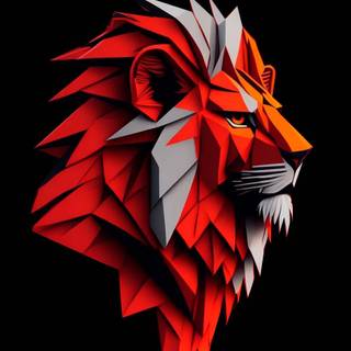 Lion oled wallpaper