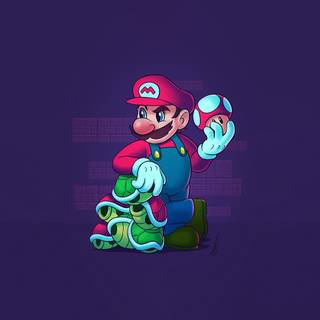 Mario 4k HD wallpaper