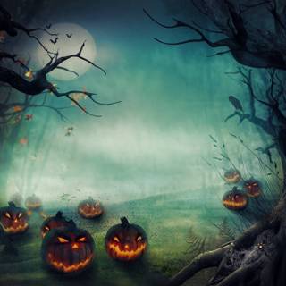 Spooky Halloween PC wallpaper